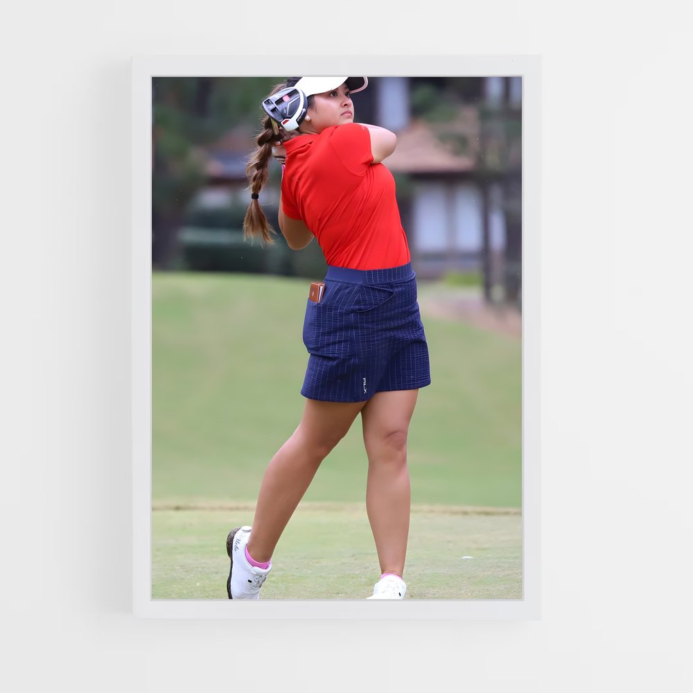 Poster Lilia swing – affiche Golf (vue 3)